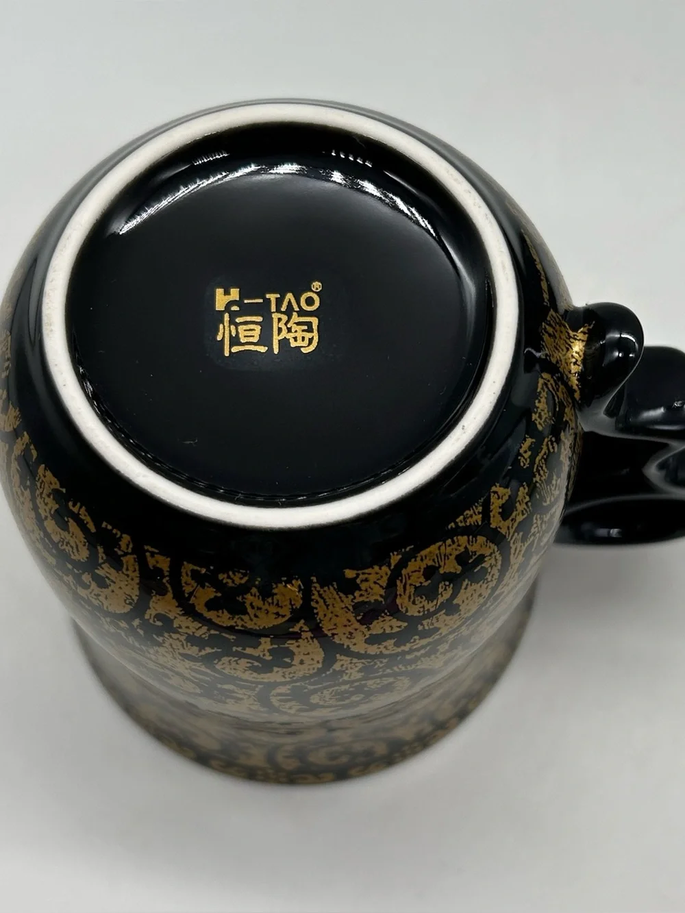 NEW Chinese Tea Cup Diffuser Set Gzhengfu Black Gold